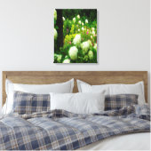 Limelight-Hydrangeas in meinem Rubio-Garten Leinwanddruck (Insitu (Schlafzimmer))