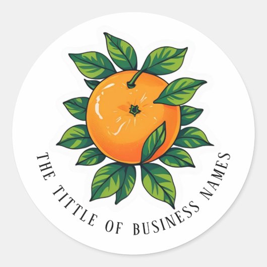 Limencello | Black & White Modern Text Runder Aufkleber (Vorderseite)