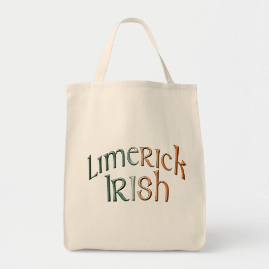 Limerick Ireland Irish Flag Colors Bag Tragetasche (Vorne)