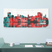 Limerick Ireland Skyline Banner (Messe)
