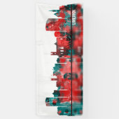 Limerick Ireland Skyline Banner (Vertikal)