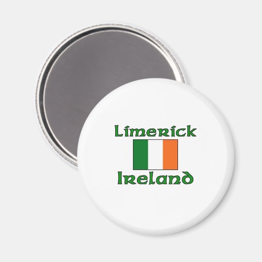 Limerick, Irland Magnet (Vorderseite/Rückseite)