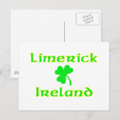 Limerick, Irland Postkarte (Vorne/Hinten)