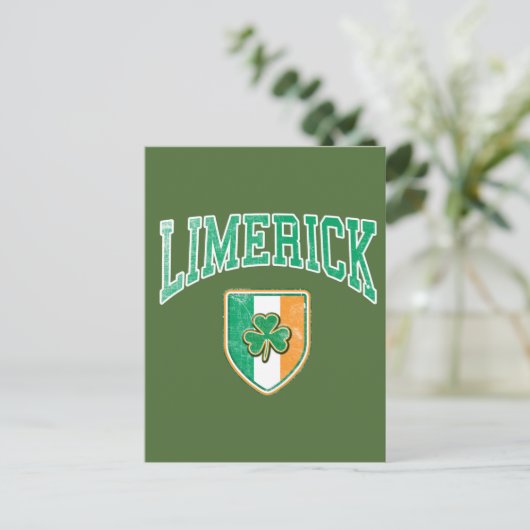 LIMERICK Irland Postkarte (Stehend Vorderseite)