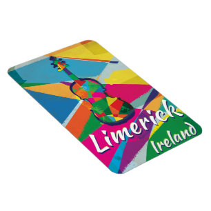 Limerick Irland Vintage-Reiseposter Magnet