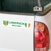 Limerick Irland Wappen und irische Flagge Autoaufkleber (Auf Lkw)