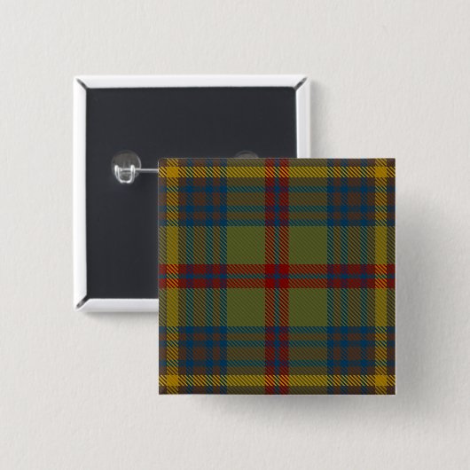 Limerick Landkreis Irish Tartan Button (Vorne & Hinten)