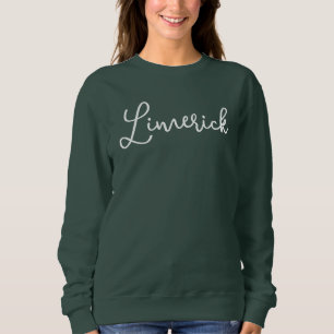 Limerick Script City Women's Sweatshirt