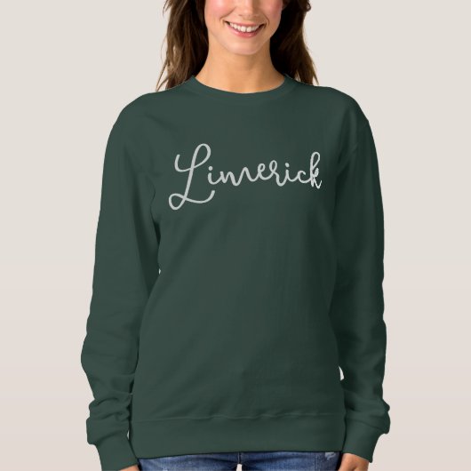 Limerick Script City Women's Sweatshirt (Vorderseite)