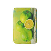 Limes helles Summer Pop Design Badematte (Vorderseite Vertikal)