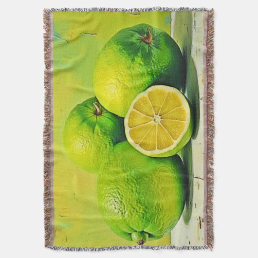 Limes helles Summer Pop Design Decke (Vorderseite Vertikal)