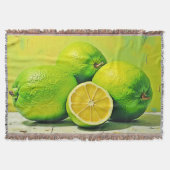 Limes helles Summer Pop Design Decke (Vorderseite)
