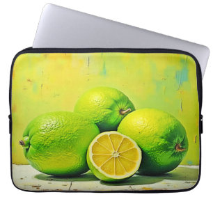 Limes helles Summer Pop Design Laptopschutzhülle