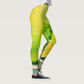 Limes helles Summer Pop Design Leggings (Rechts)