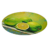 Limes helles Summer Pop Design Schneidebrett (Ecke)