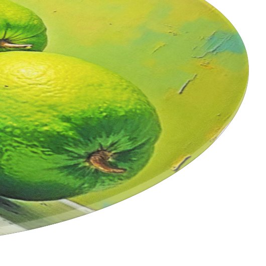 Limes helles Summer Pop Design Schneidebrett (Ecke)