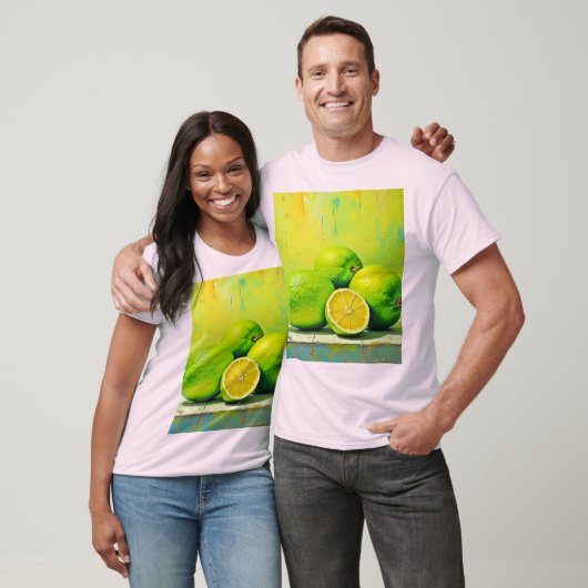 Limes helles Summer Pop Design T-Shirt (Unisex)