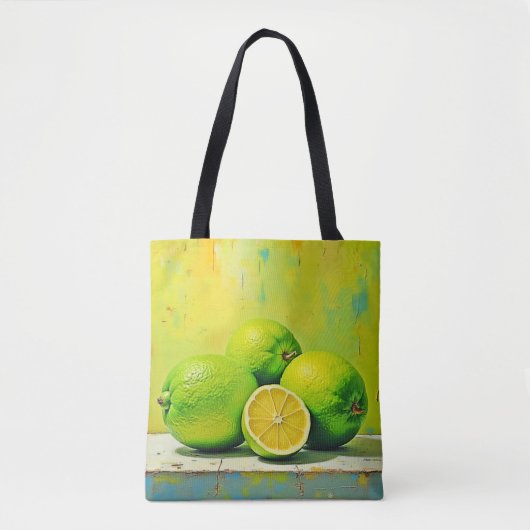 Limes helles Summer Pop Design Tasche (Vorderseite)