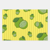 Limes Illustration Geschenkpapier Set (Vorderseite)