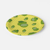 Limes Illustration Pappteller (Schrägansicht)