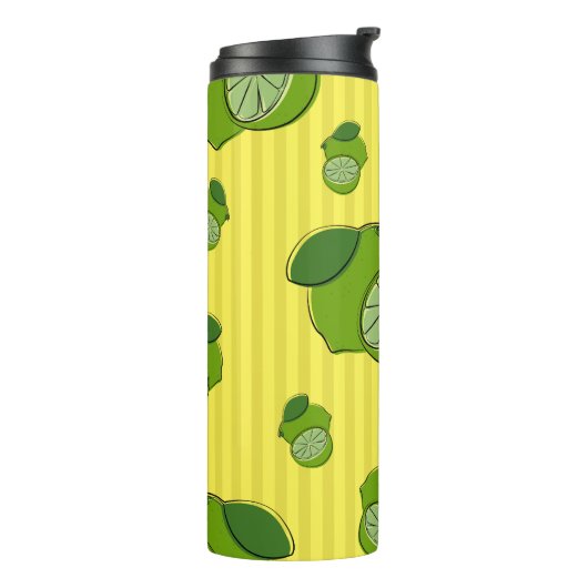 Limes Illustration Thermosbecher (Nach links gedreht)