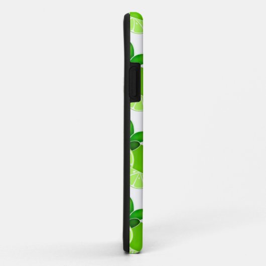 Limes | Limone Scheiben | Sonniges Zitrusmuster Case-Mate iPhone Hülle (Hinten/Rechts)