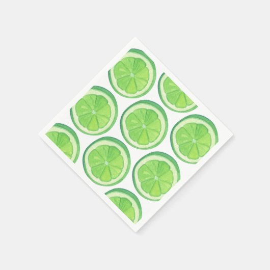 Limes - Papier Napkins Serviette (Ecke)