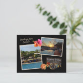 Limestone Holiday Beach Resort Curaçao Postkarte (Stehend Vorderseite)