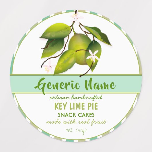 Limette Etiketten (Design 1)