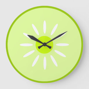 Limette Große Wanduhr