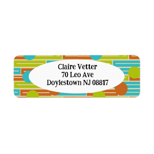 Limette grün, Zimtbraun, türkisfarbene Rechtecke (Vorne)