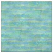 Limette Grünes Aqua Türkis Blaues Wasserfarbmuster Stoff (Muster)