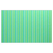 Limette Grünes Aqua Türkisblaues Muster Stoff (Fat Quarter (45,7 x 55,9 cm))