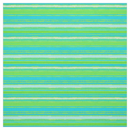 Limette Grünes Aqua Türkisblaues Muster Stoff (Muster)