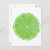 Limette Postkarte (Vorne/Hinten)