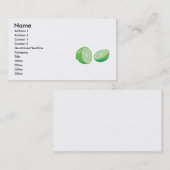 Limette Visitenkarte (Vorne/Hinten)