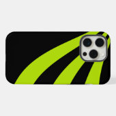 Limette Welle iPhone Hülle (Rückseite (Horizontal))
