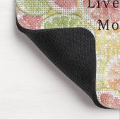 Limette Zitrone Orange Grapefruit Frucht Funkeln Mousepad (Ecke)