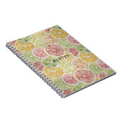 Limette Zitrone Orange Grapefruit Frucht Funkeln  Notizblock (Rechte Seite)