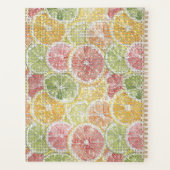 Limette Zitrone Orange Grapefruit Frucht Funkeln Planer (Rückseite)