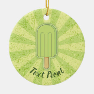 Limetten-Eis-Stick Keramik Ornament