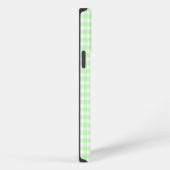 Limetten-Gingham iPhone Hülle (Rechte Seite)