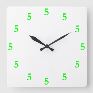 Limetten Grün Fünf Uhr irgendwo auf Weiß