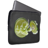 Limetten-Scheiben-Tänzer Kunst Langarm Laptopschutzhülle (Vorne Rechts)