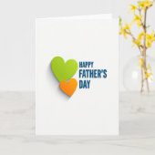 Limetten Vatertag Shape Card Karte (Gelbe Blume)