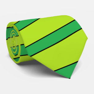 Limettengestreifte Krawatte