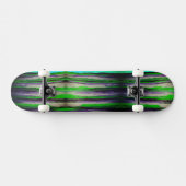Limettengrün geschmolzene Stripskateboard Skateboard (Horizontal)