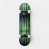 Limettengrün geschmolzene Stripskateboard Skateboard (Vorderseite)