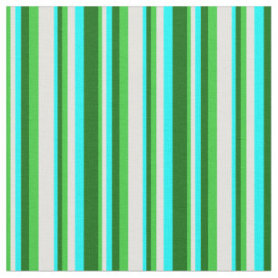 Limettengrün, Light Cyan, Aqua und Dunkelgrün Stoff