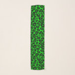 Limettengrün und schwarzer Leopard Schal<br><div class="desc">🥇 ORIGINAL COPYRIGHT DESIGN VON Donna Siegrist NUR AUF ZAZZLE VERFÜGBAR! Lime Green und Black Leopard Print. Erhältlich in mehreren Farben. ⭐ 99% meiner Designs in meinem Geschäft sind in Schichten gemacht. Damit können Sie die Größe und den Text der Grafik und des Textes so anpassen, dass sie perfekt zu...</div>